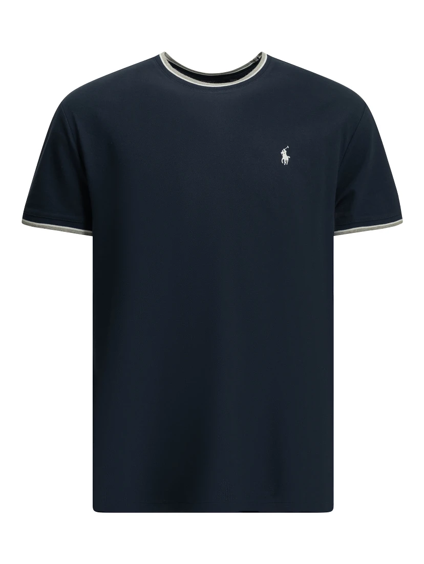 Crewneck T-shirt with logo