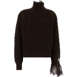 MAGLIA ZIP E PIZZO