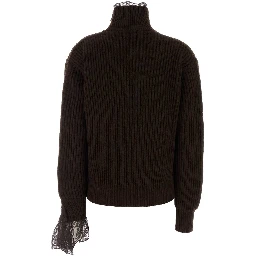 MAGLIA ZIP E PIZZO