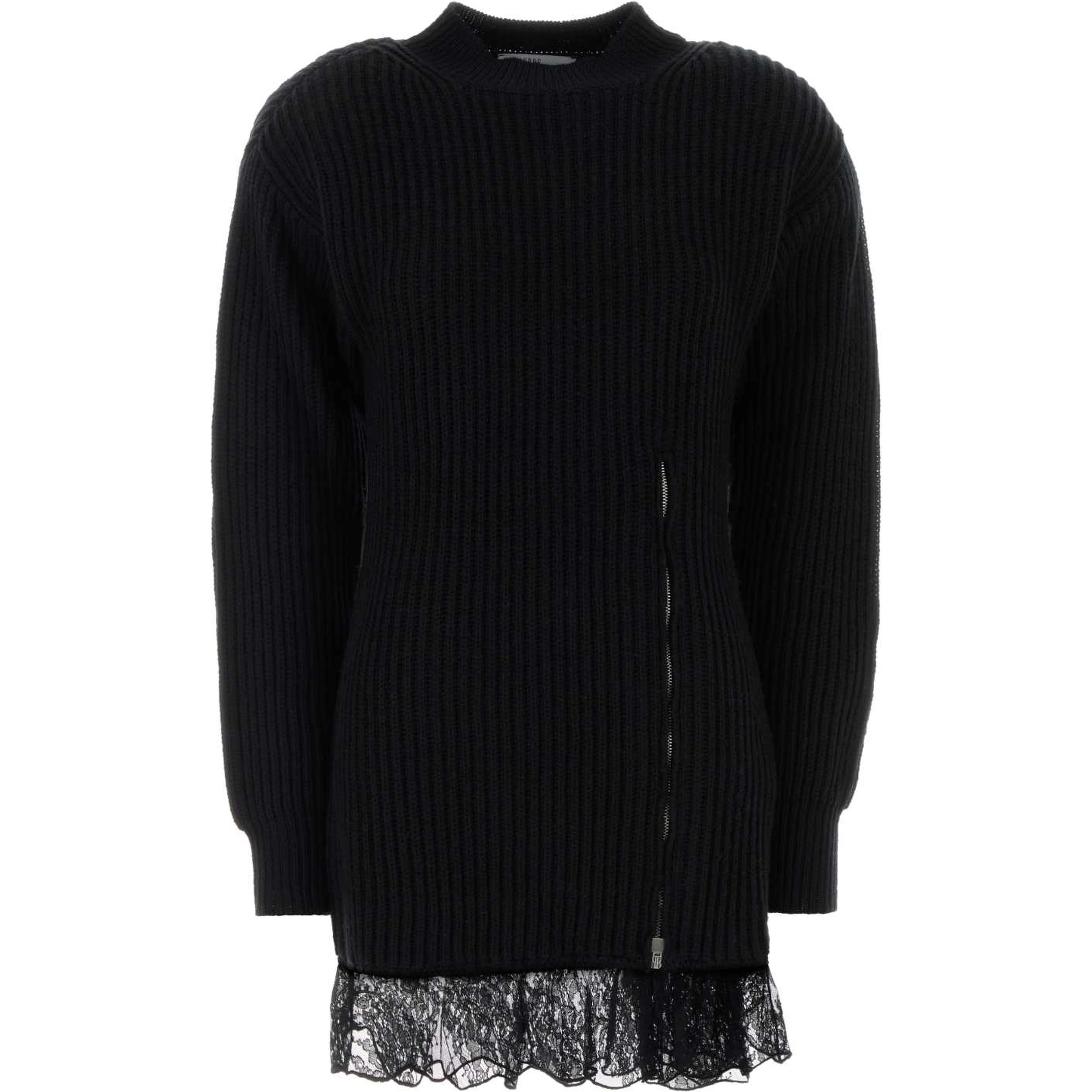 ABITO ZIP E PIZZO