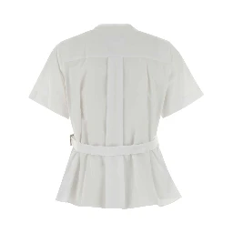 POPLIN X COTTON JERSEY T-SHIRT