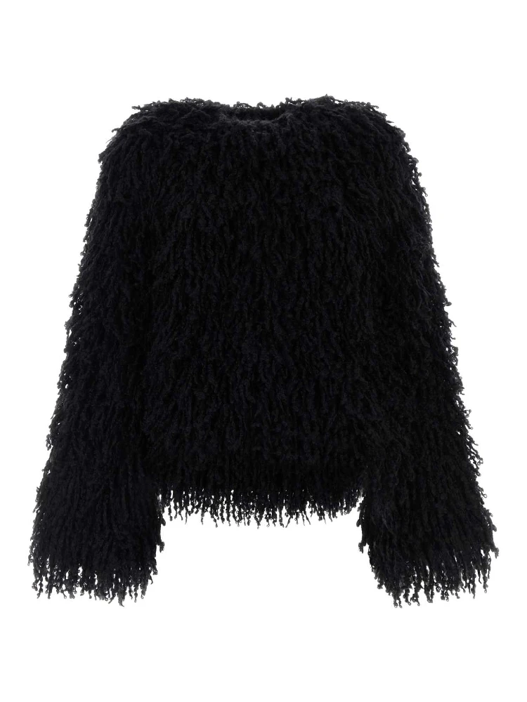JACKET KNITTED FUR