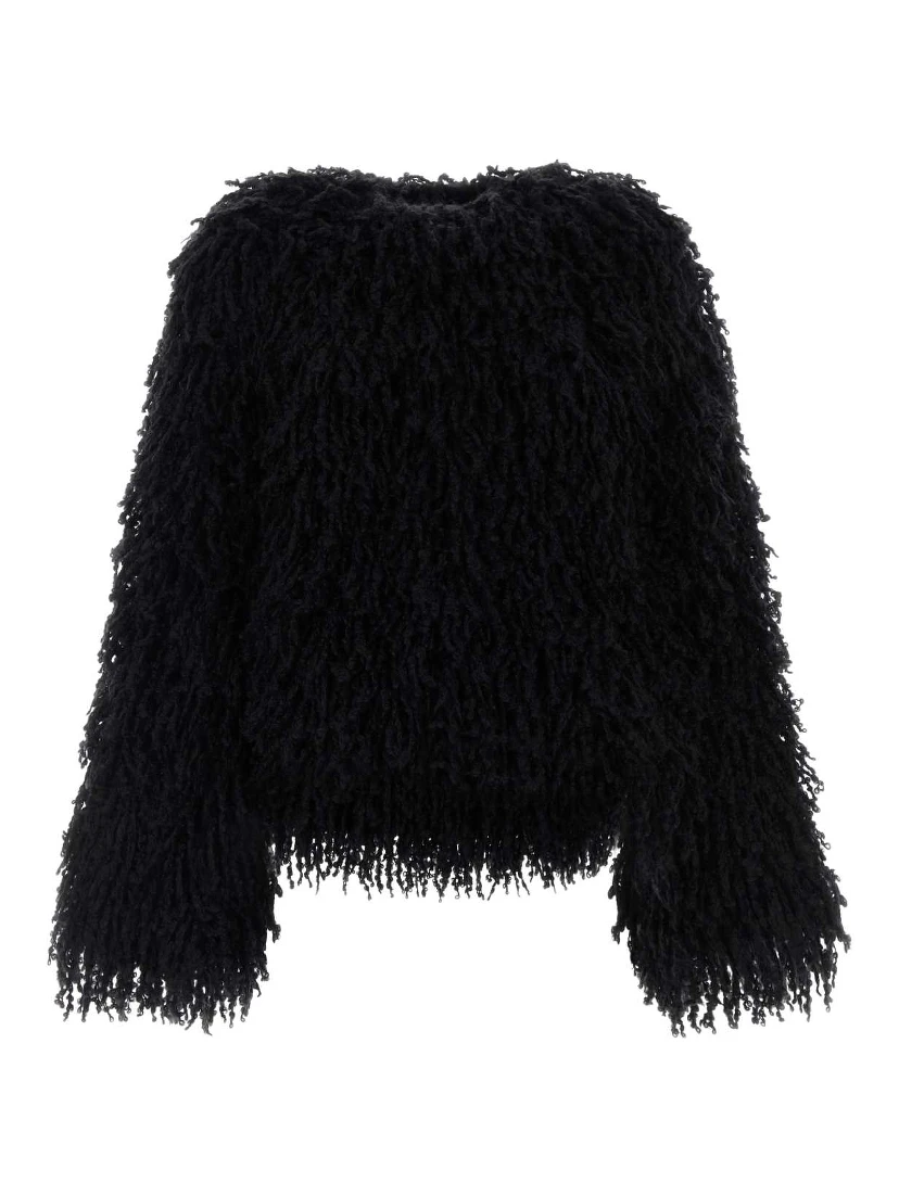 JACKET KNITTED FUR