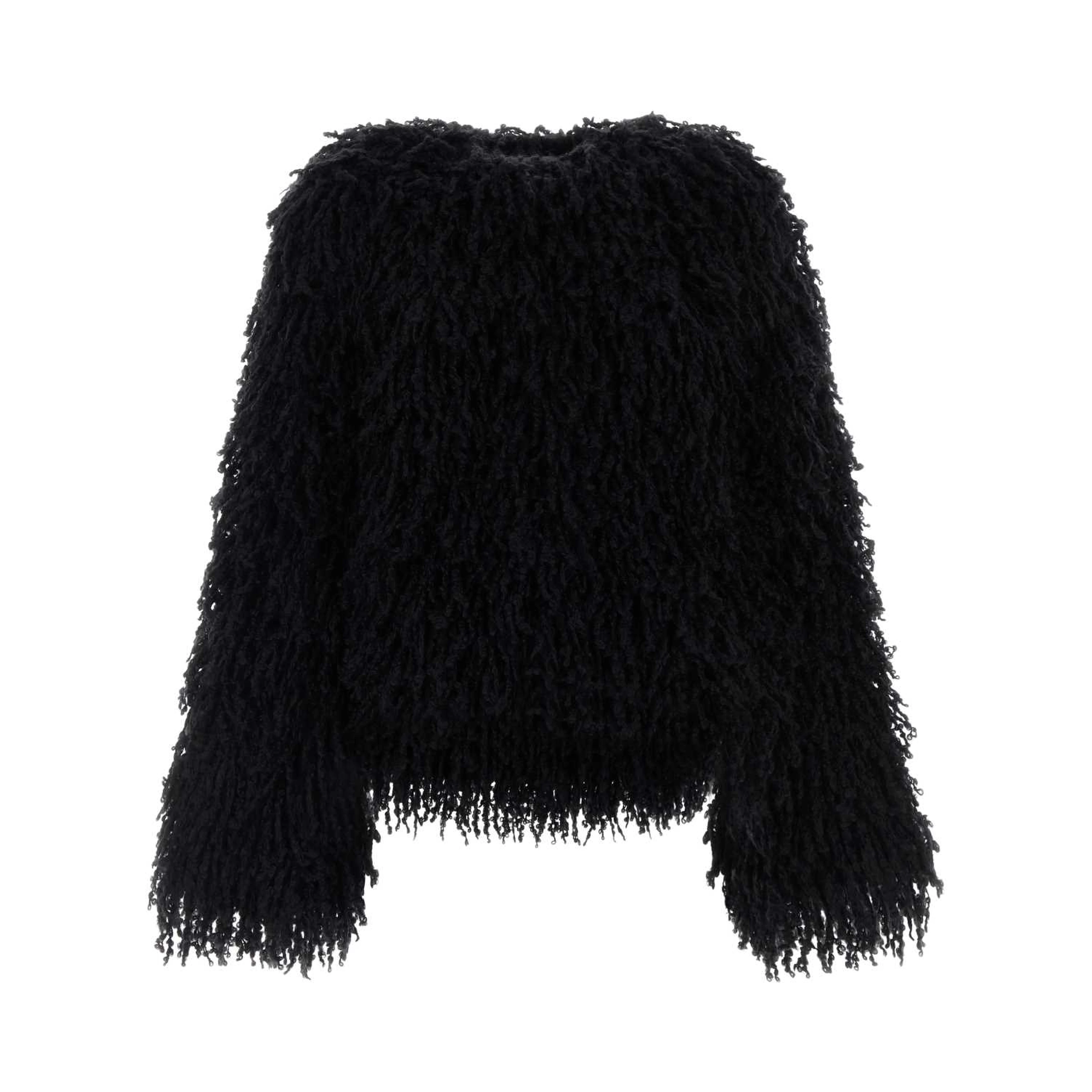 JACKET KNITTED FUR