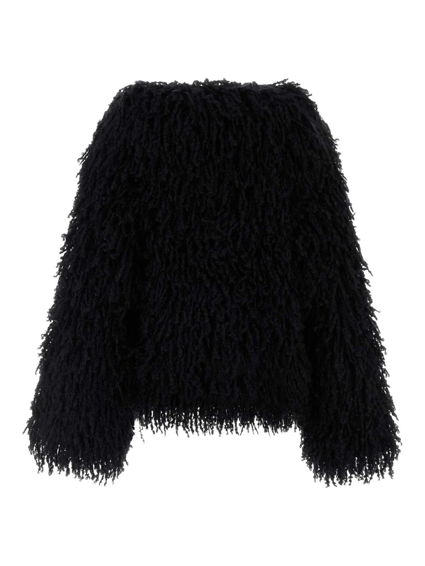 JACKET KNITTED FUR