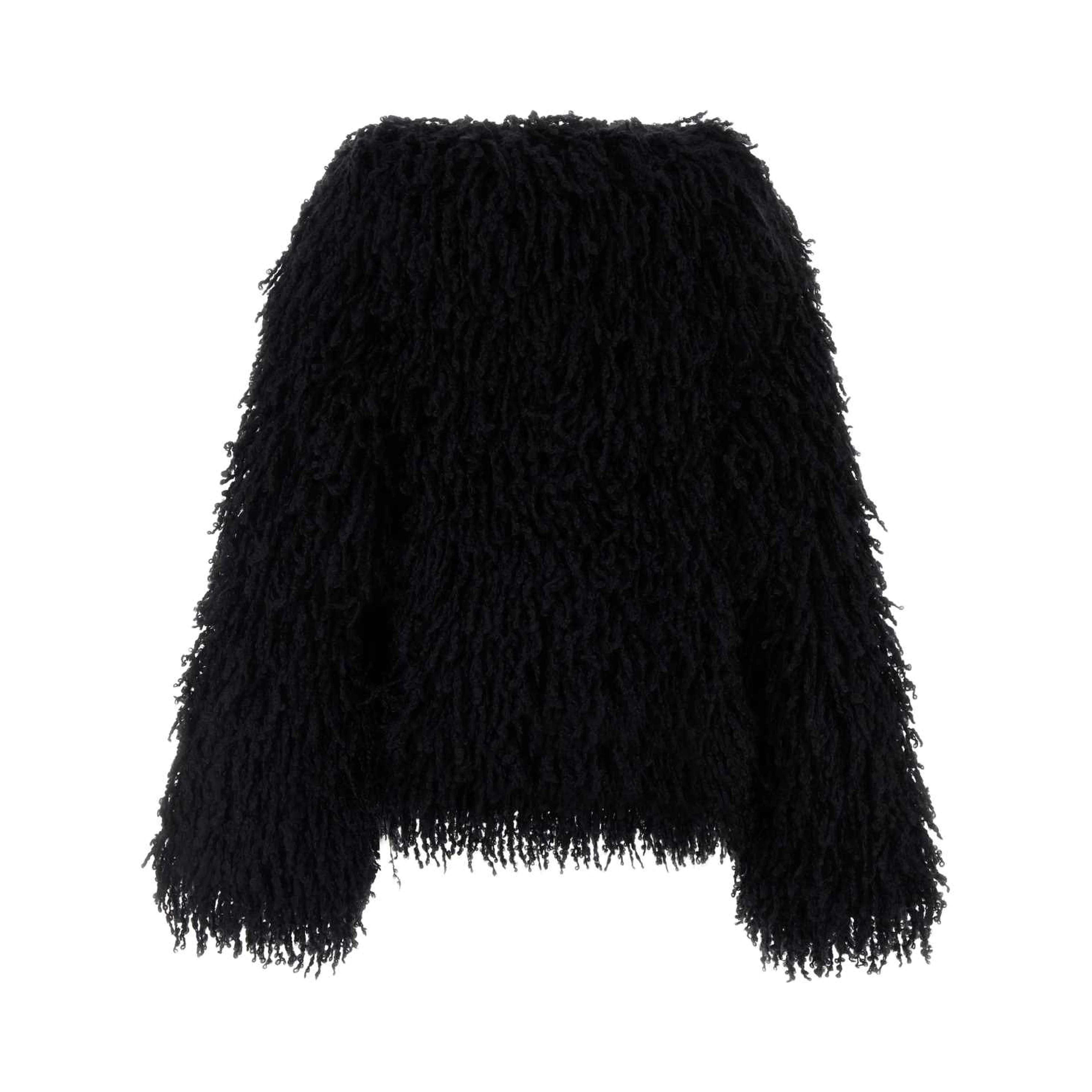 JACKET KNITTED FUR