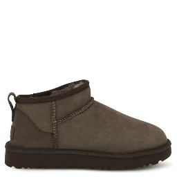 Brown Suede Leather Ankle Boots