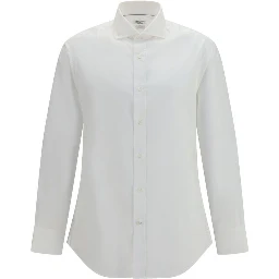 White Cotton Dress Shirt
