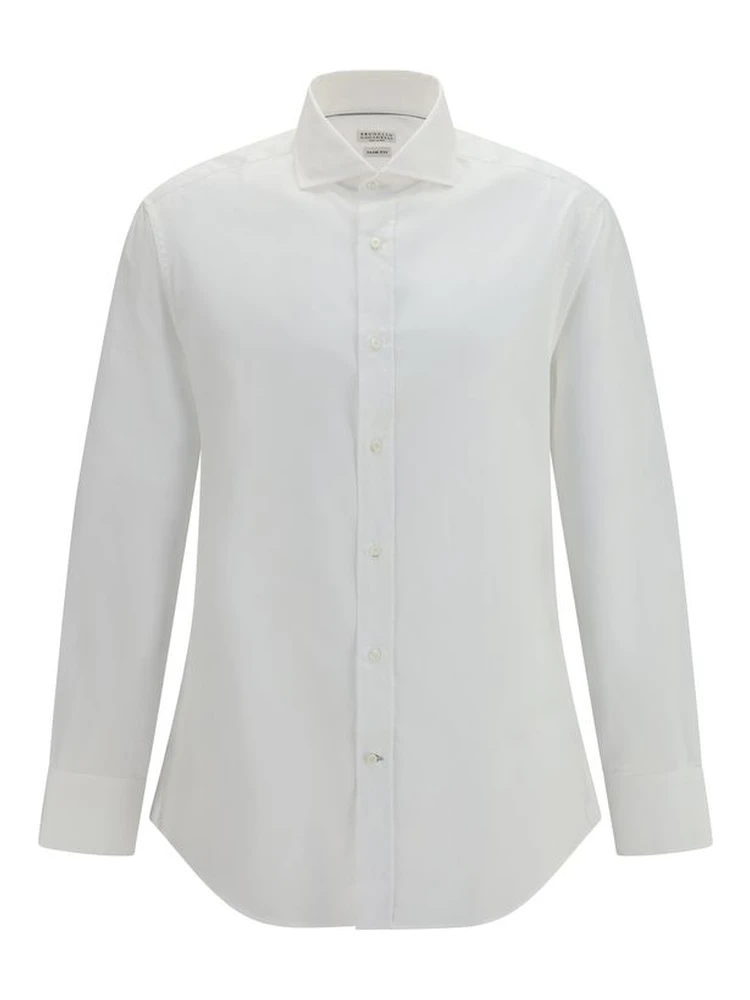 White Cotton Dress Shirt
