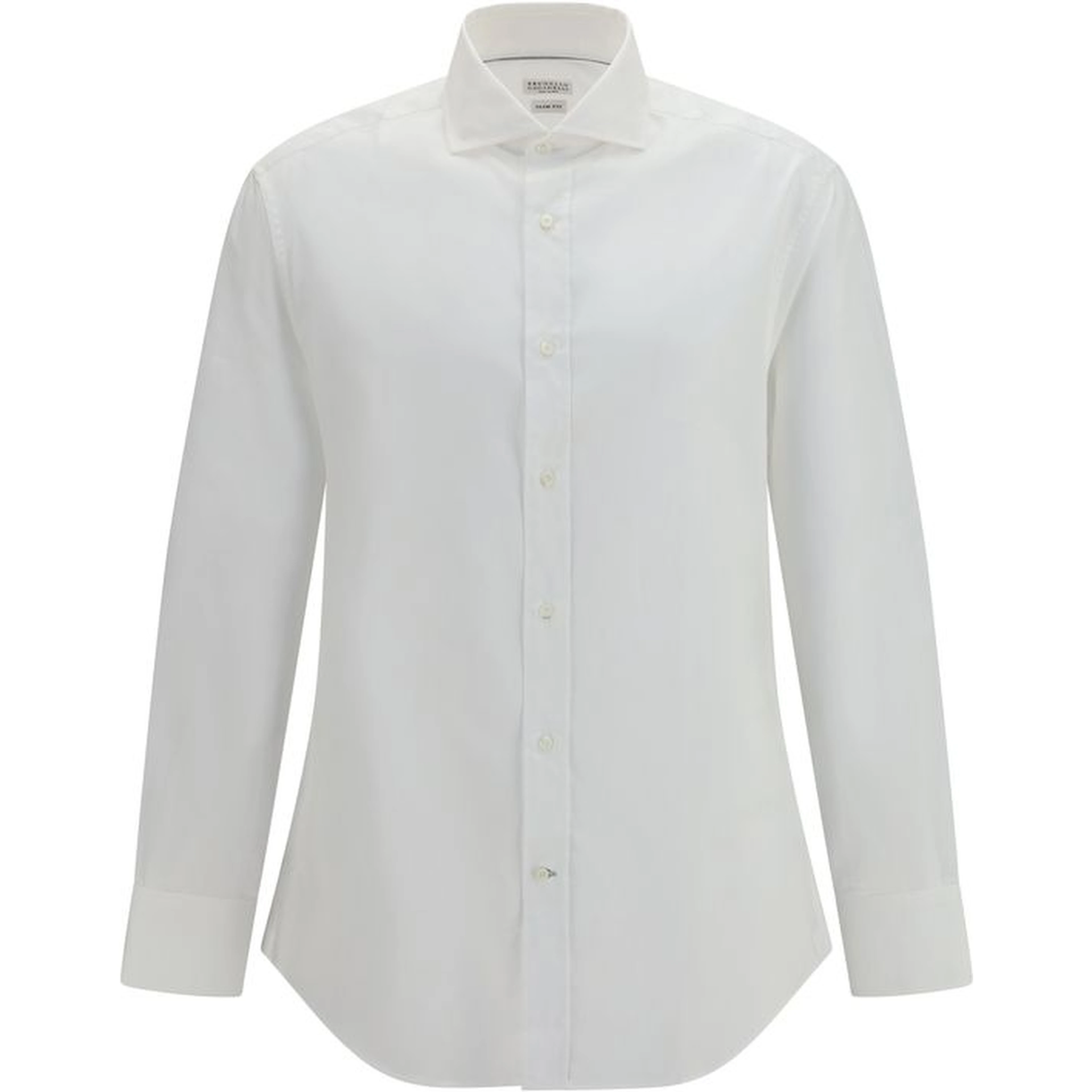 White Cotton Dress Shirt