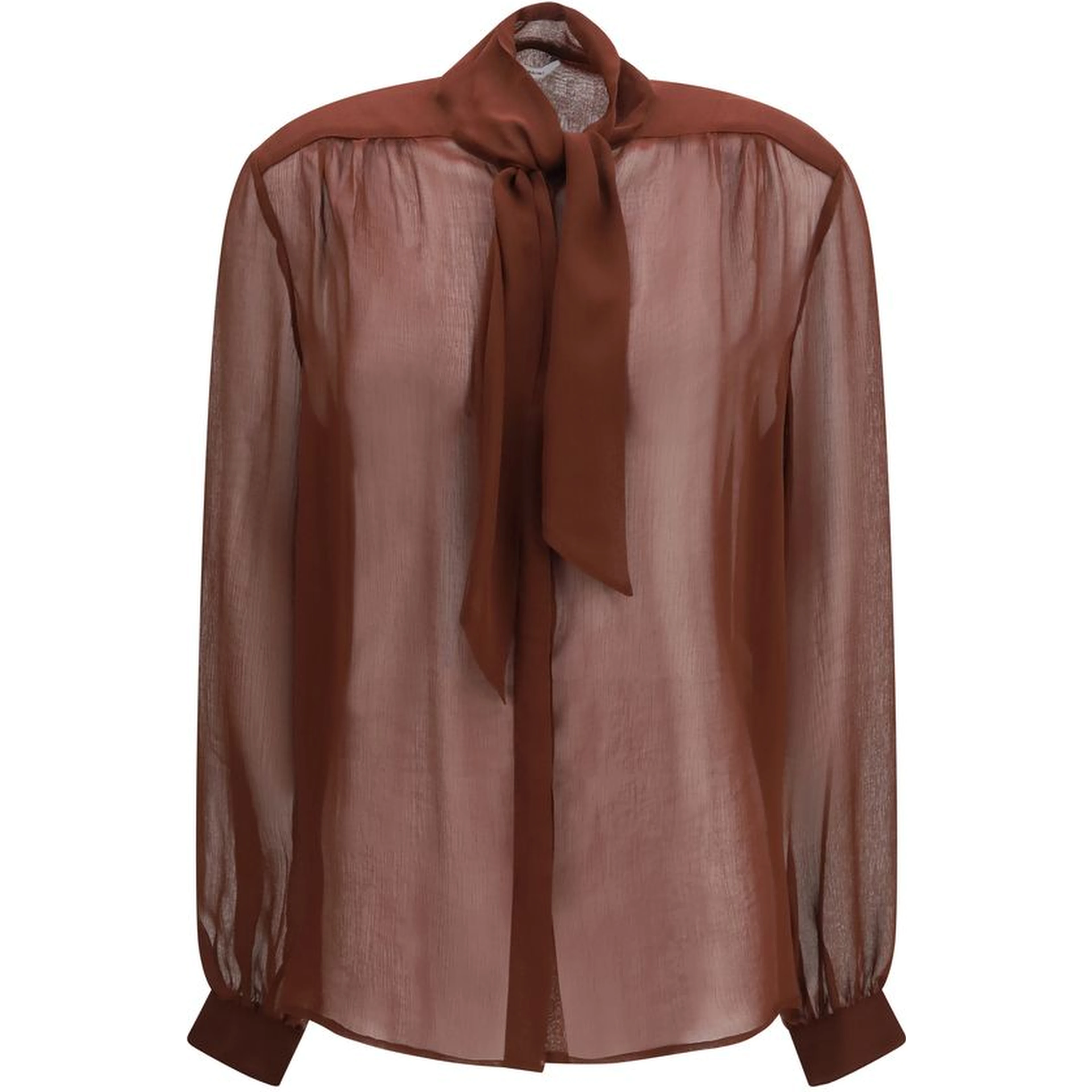 Brown Viscose Blouse