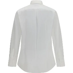 White Cotton Dress Shirt