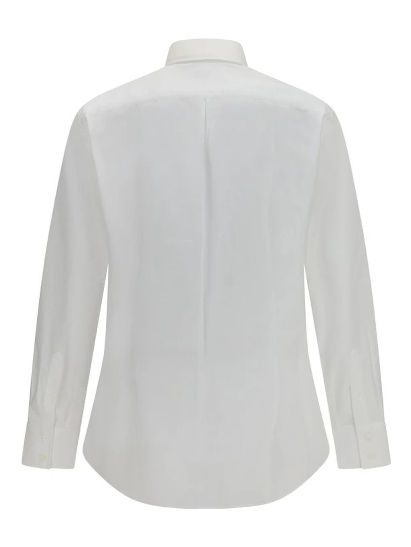 White Cotton Dress Shirt