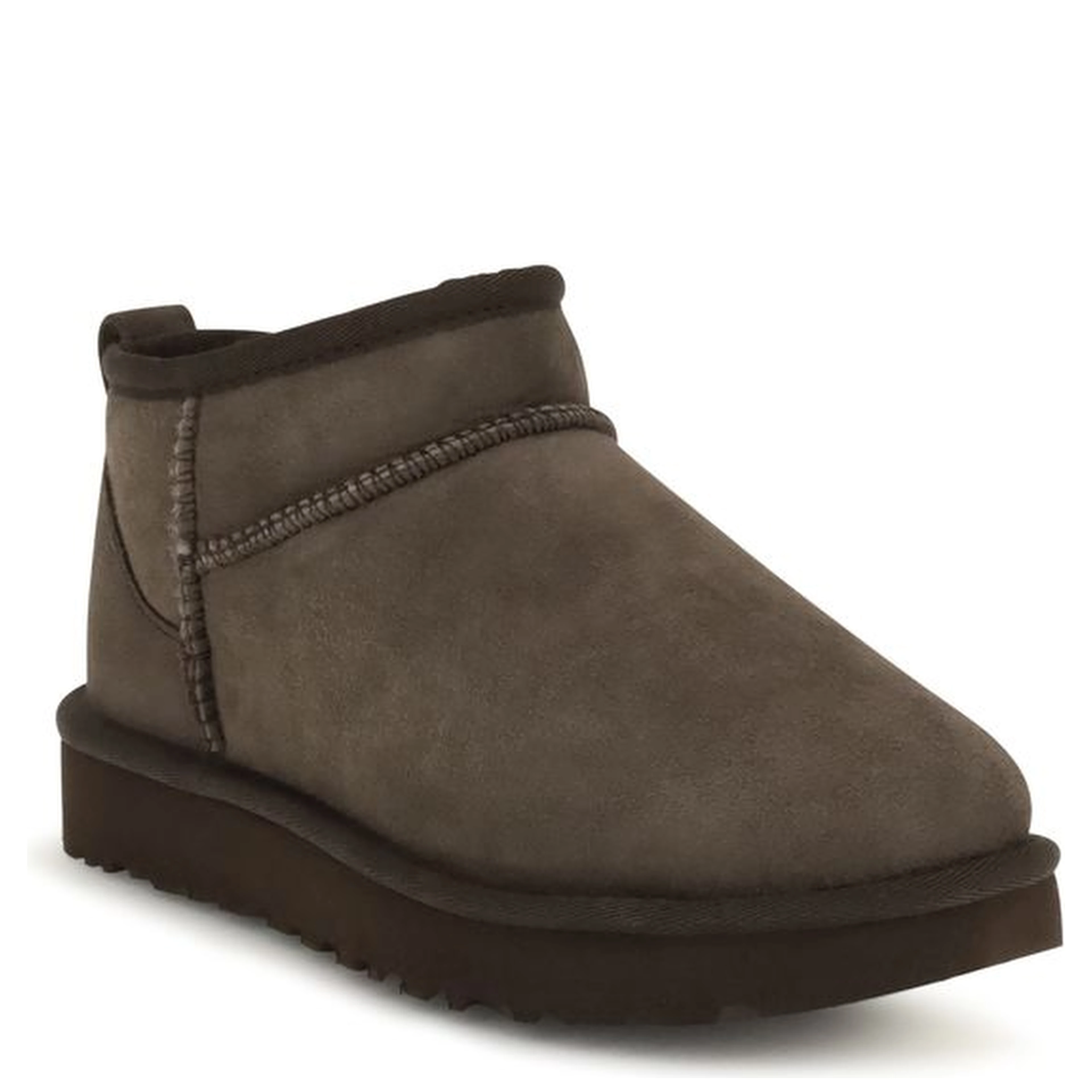 Brown Suede Leather Ankle Boots