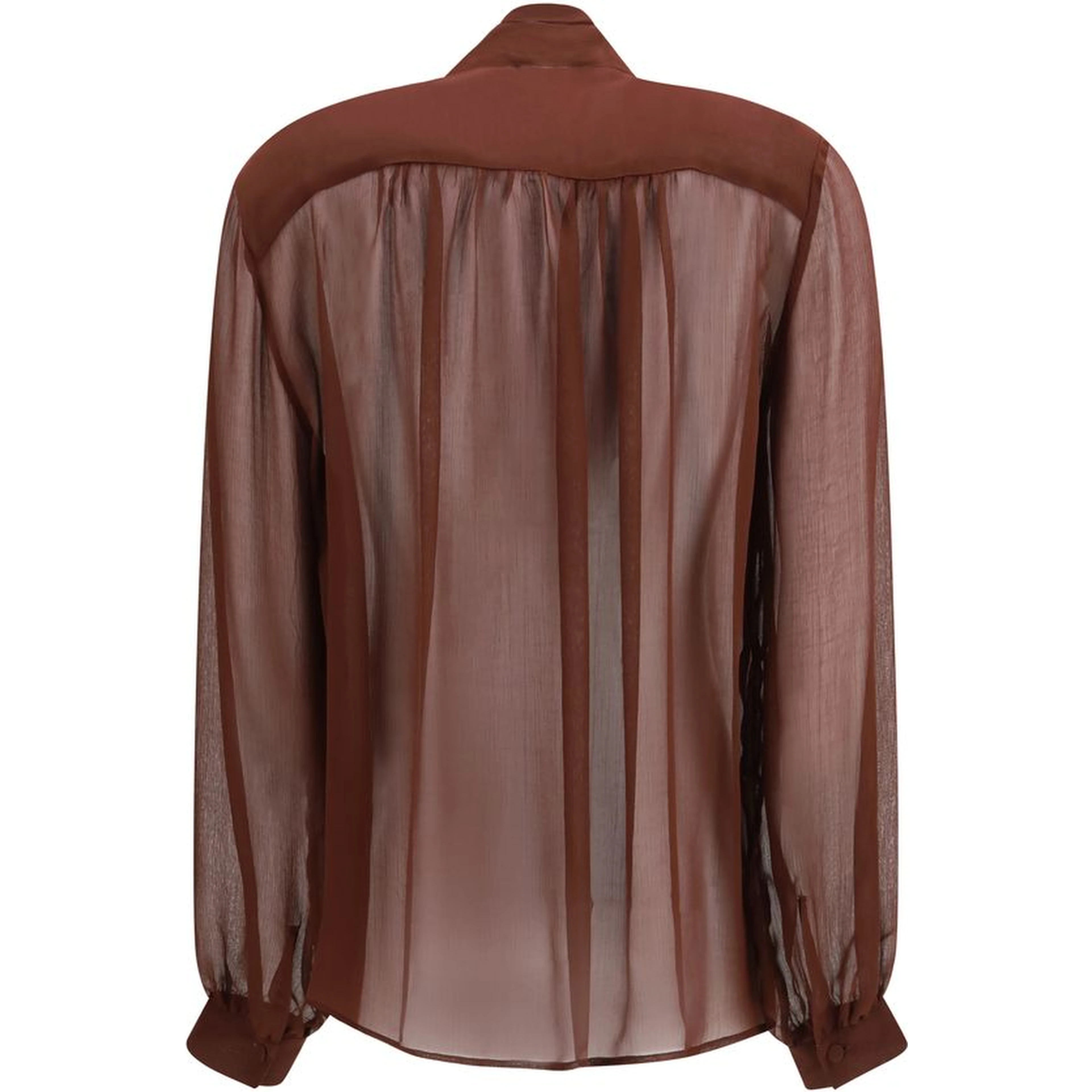 Brown Viscose Blouse