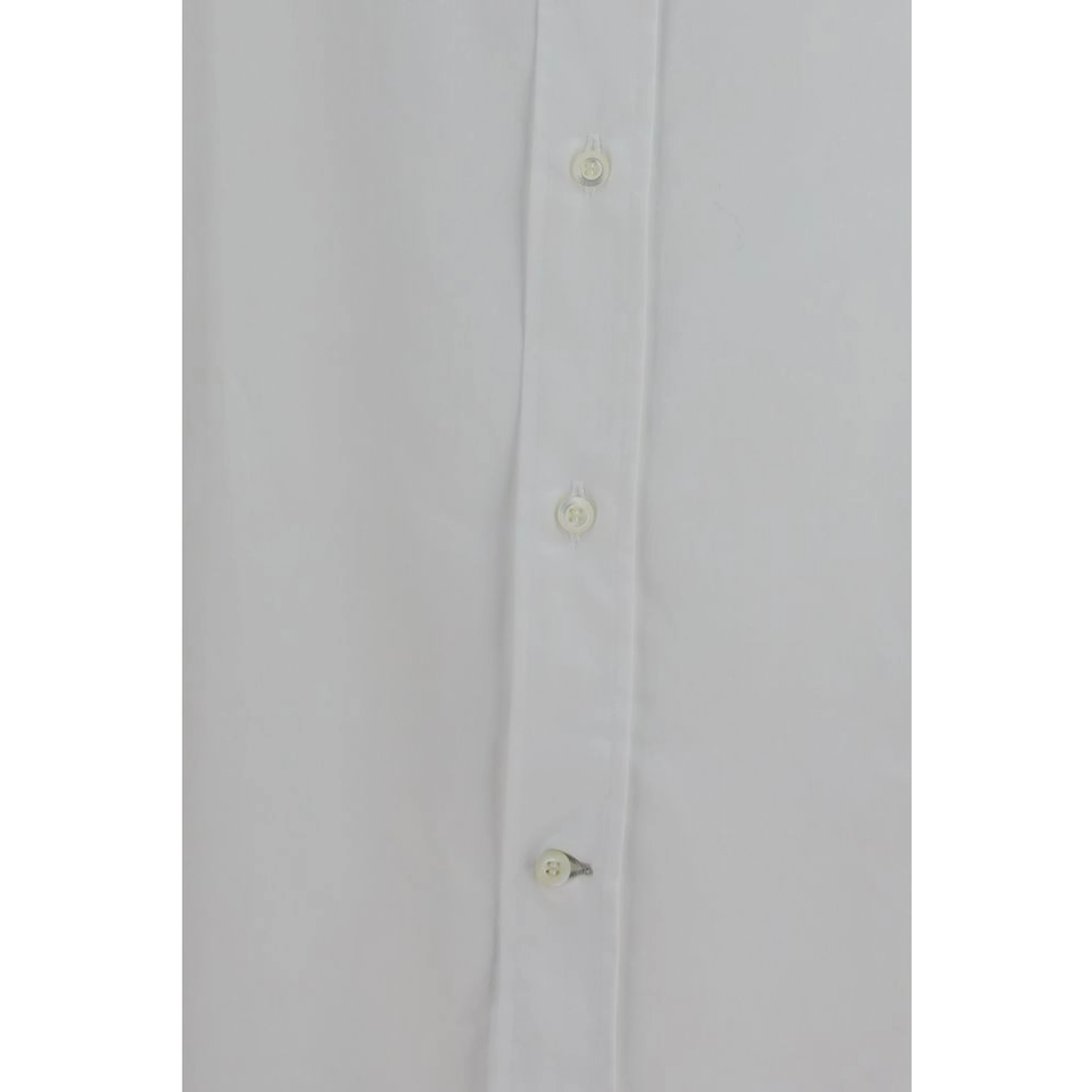White Cotton Dress Shirt