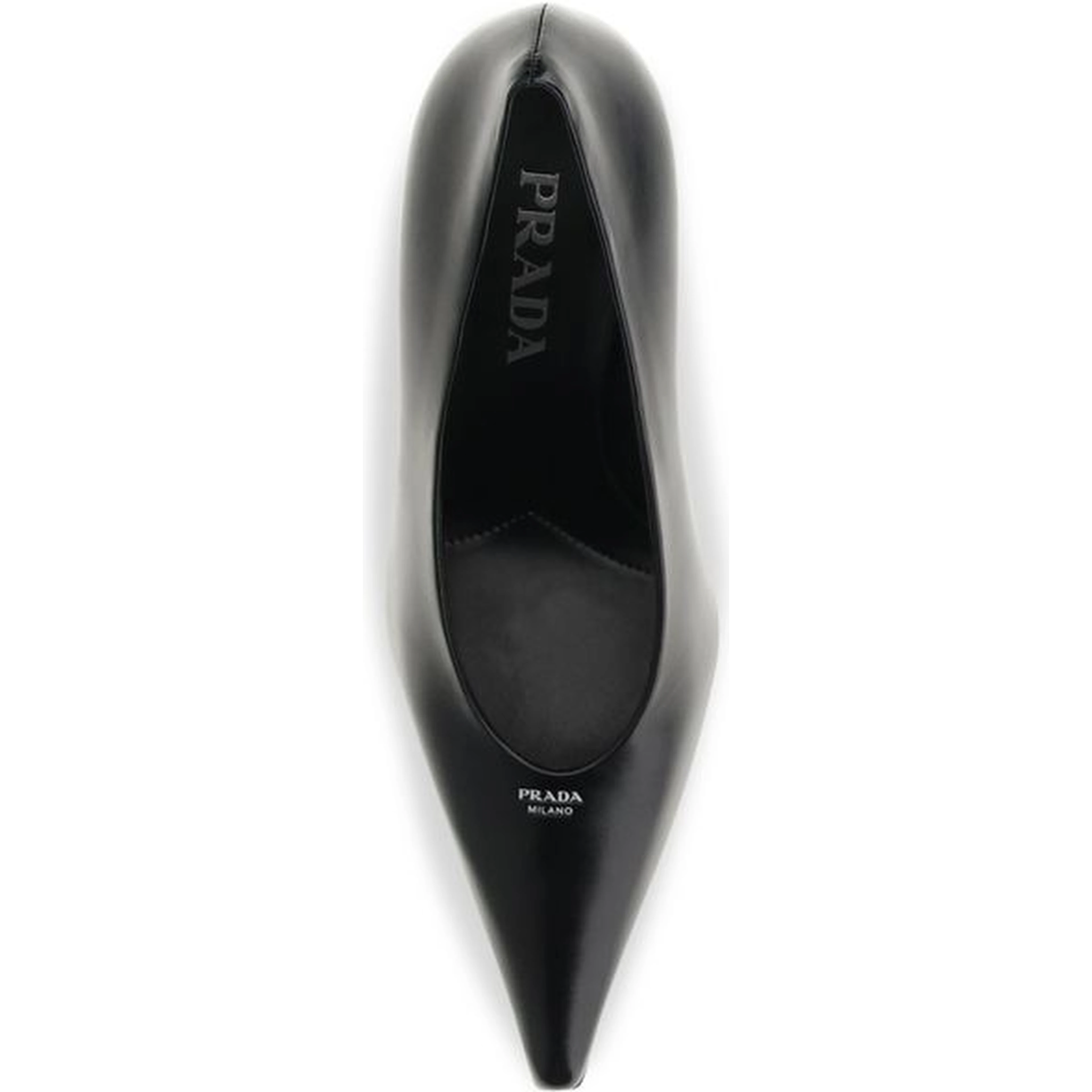 Black Goatskin High Heel Pumps