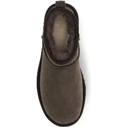 Brown Suede Leather Ankle Boots