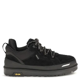 Black Calf Leather Bos Taurus Athletic Sneakers