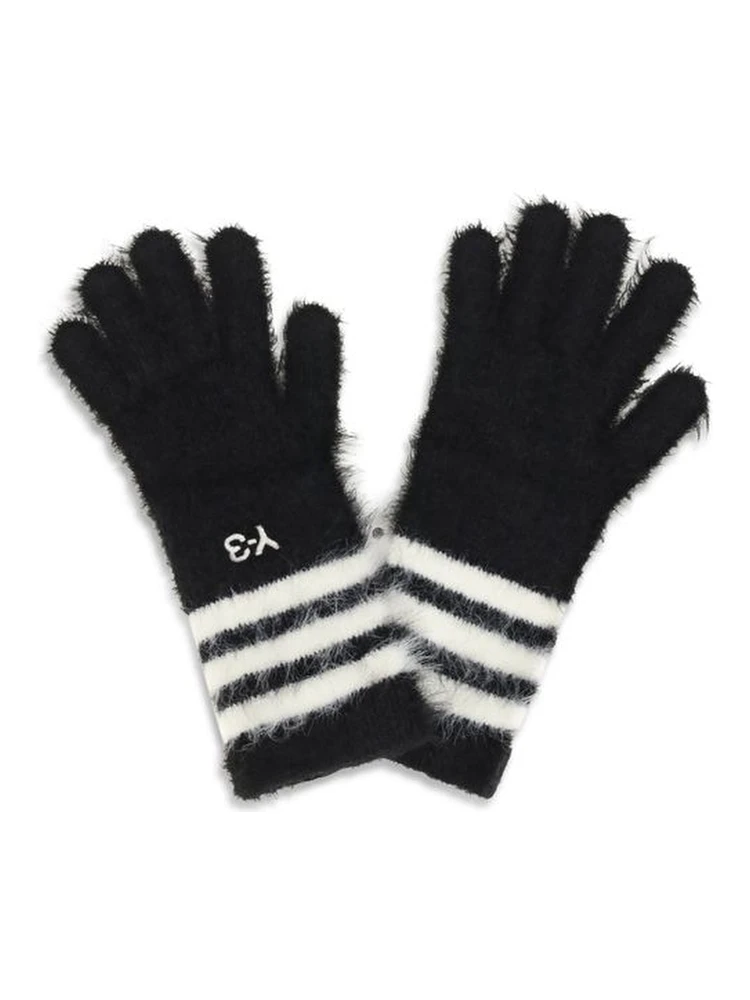 Black Recycled Polyamide Gloves