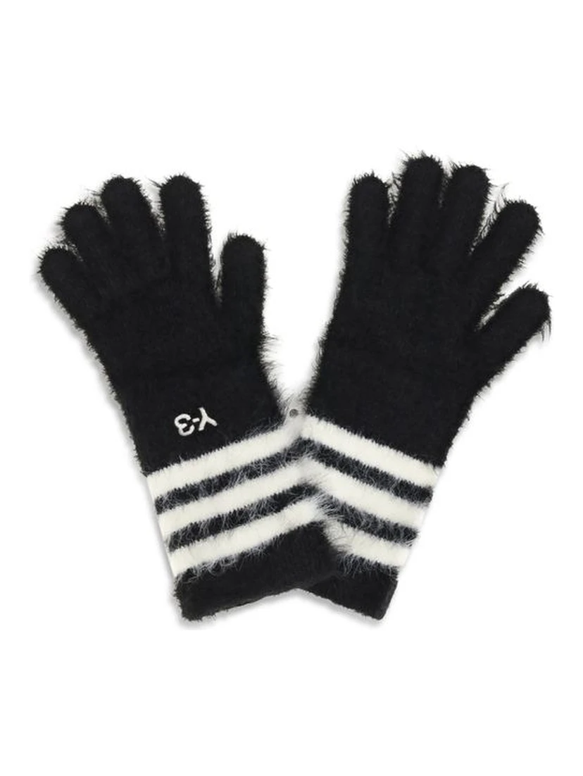 Black Recycled Polyamide Gloves