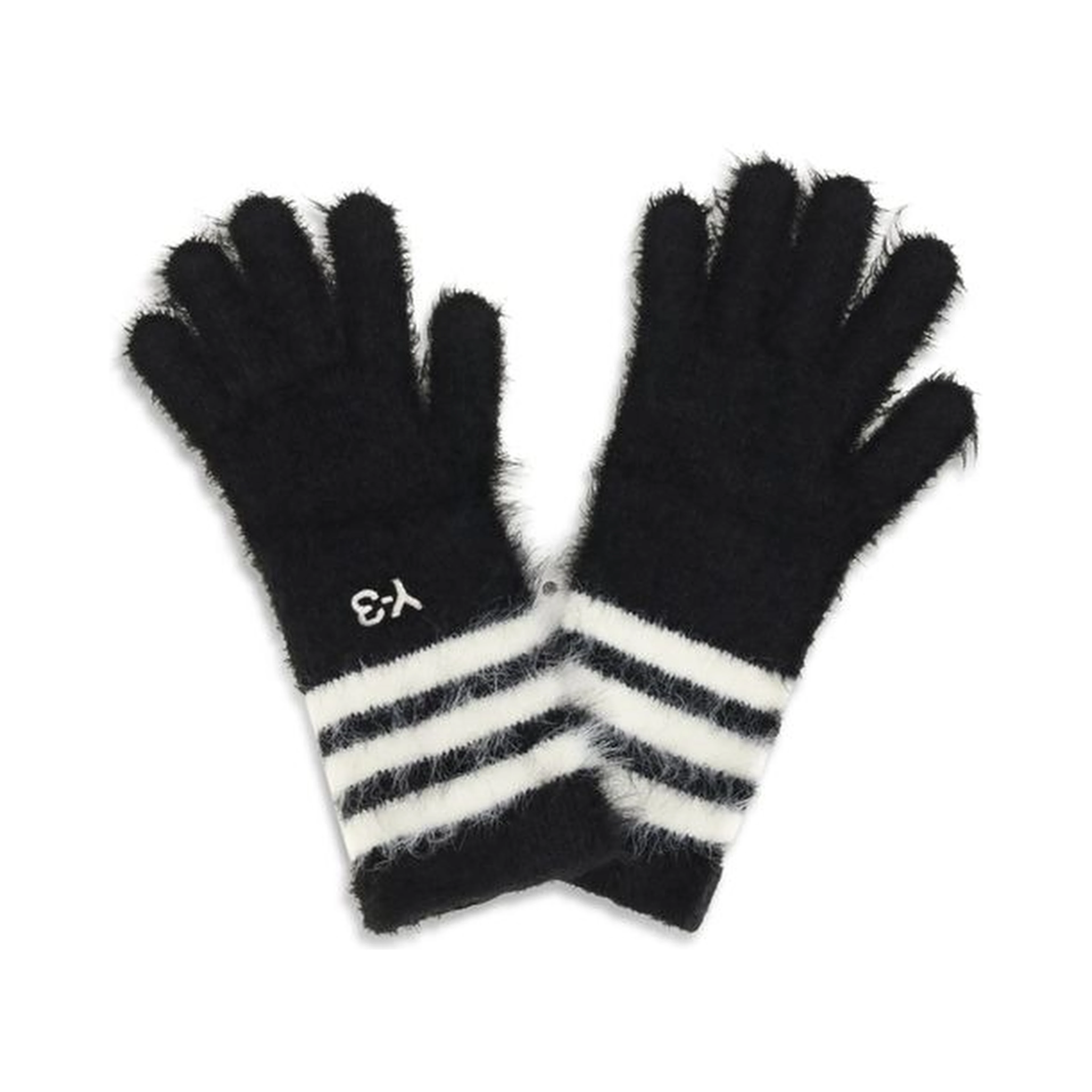 Black Recycled Polyamide Gloves