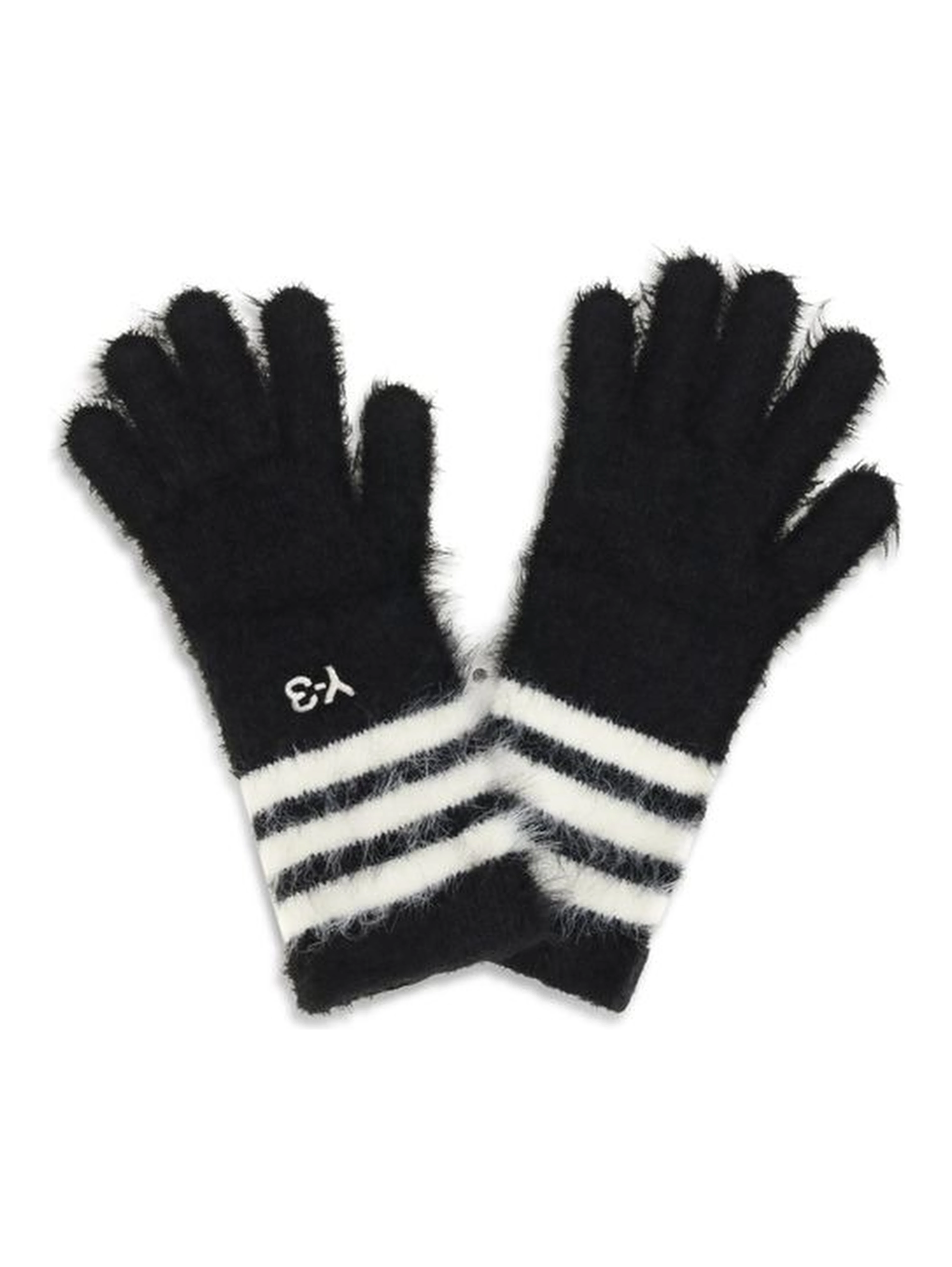 Black Recycled Polyamide Gloves
