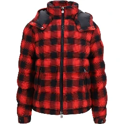 Red Cotton Full-Length Jacket
