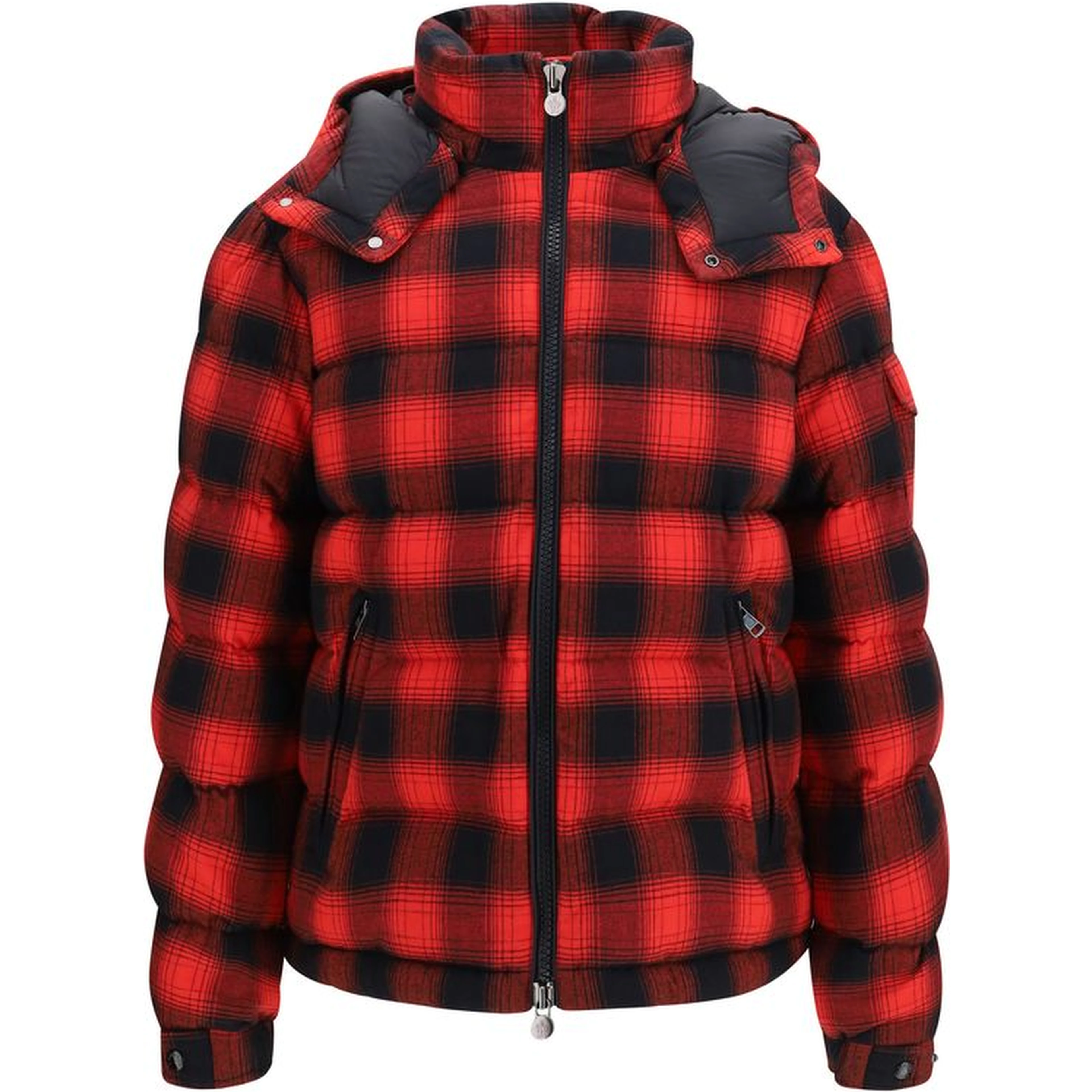 Red Cotton Full-Length Jacket