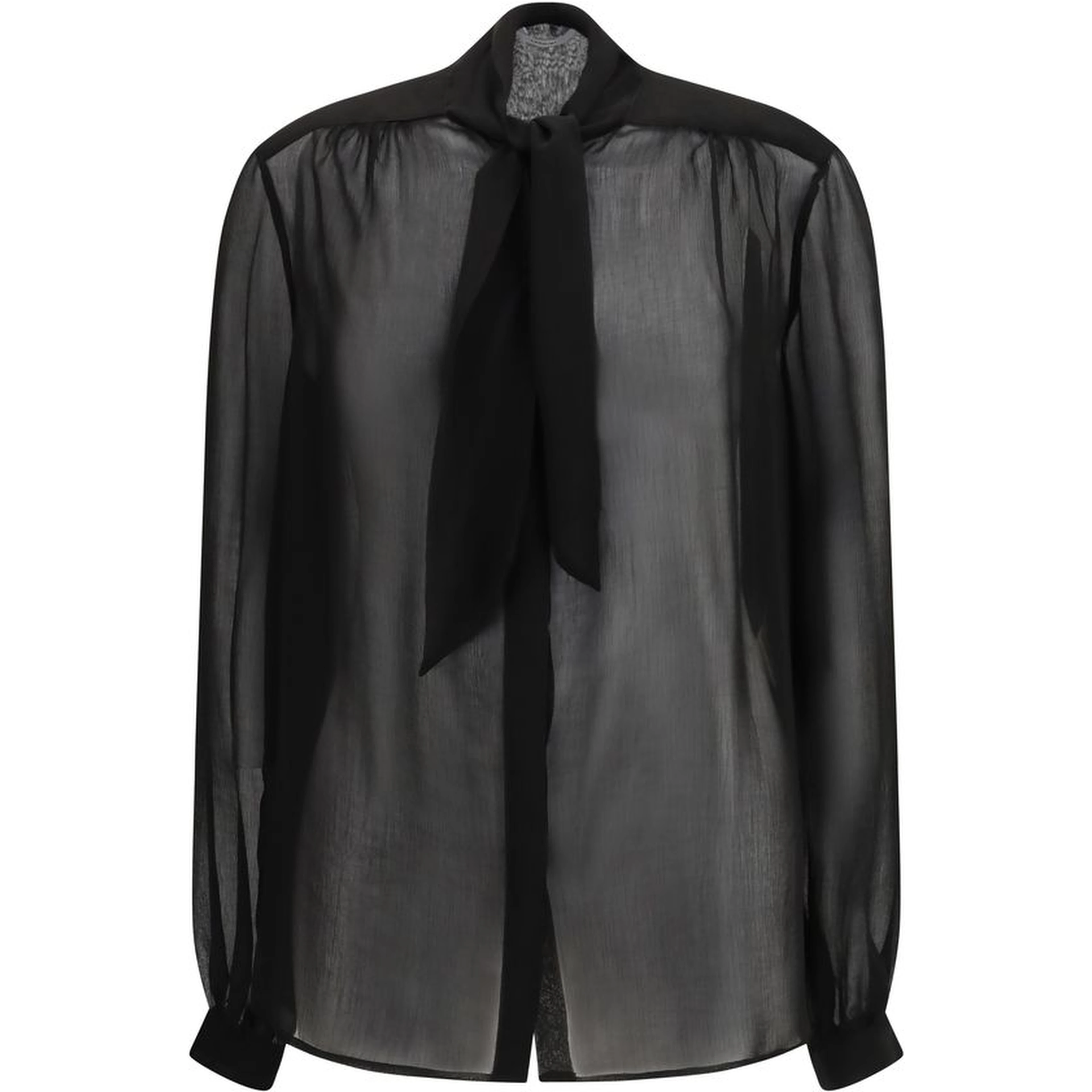 Black Viscose Blouse