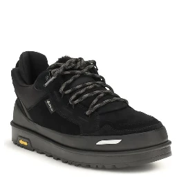 Black Calf Leather Bos Taurus Athletic Sneakers