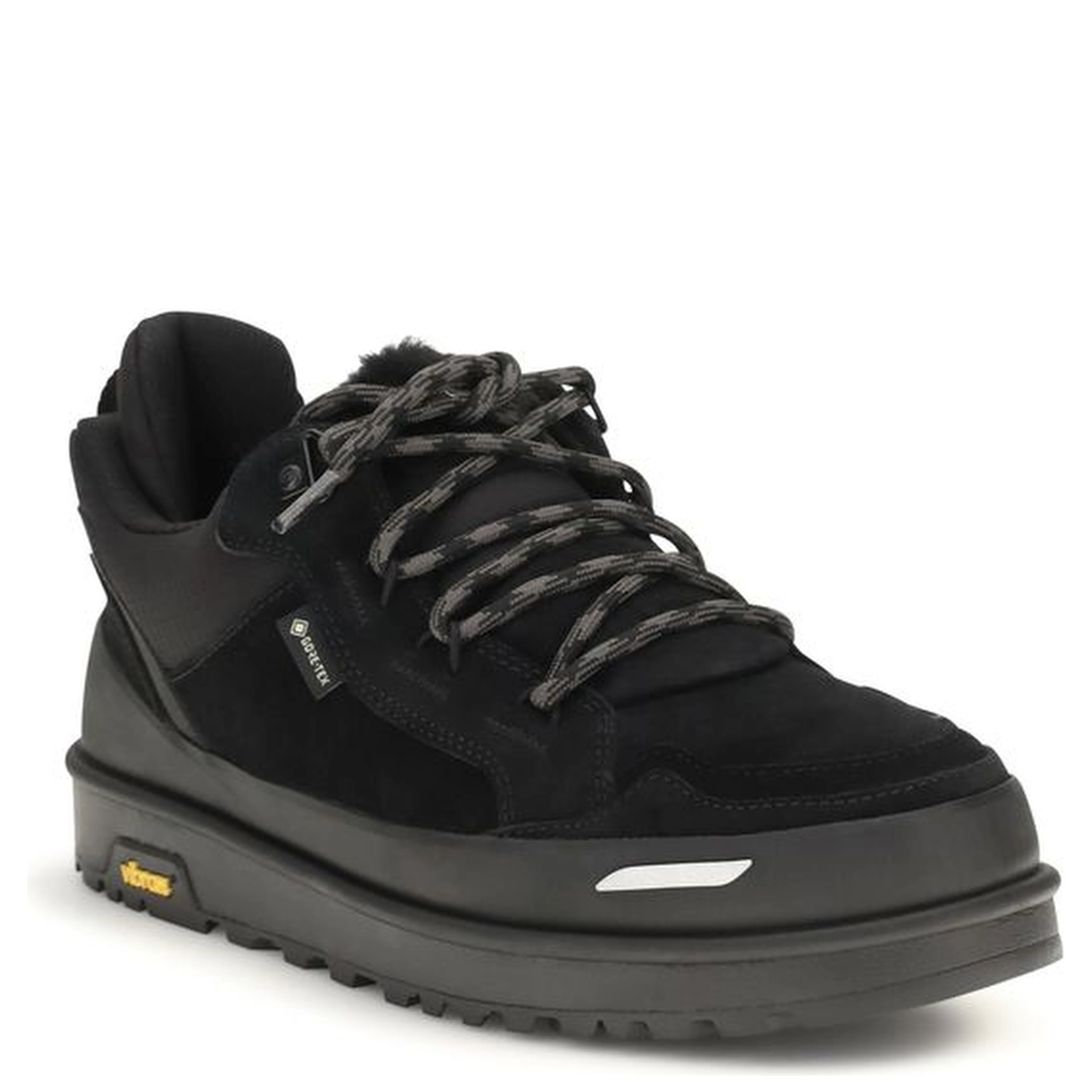 Black Calf Leather Bos Taurus Athletic Sneakers