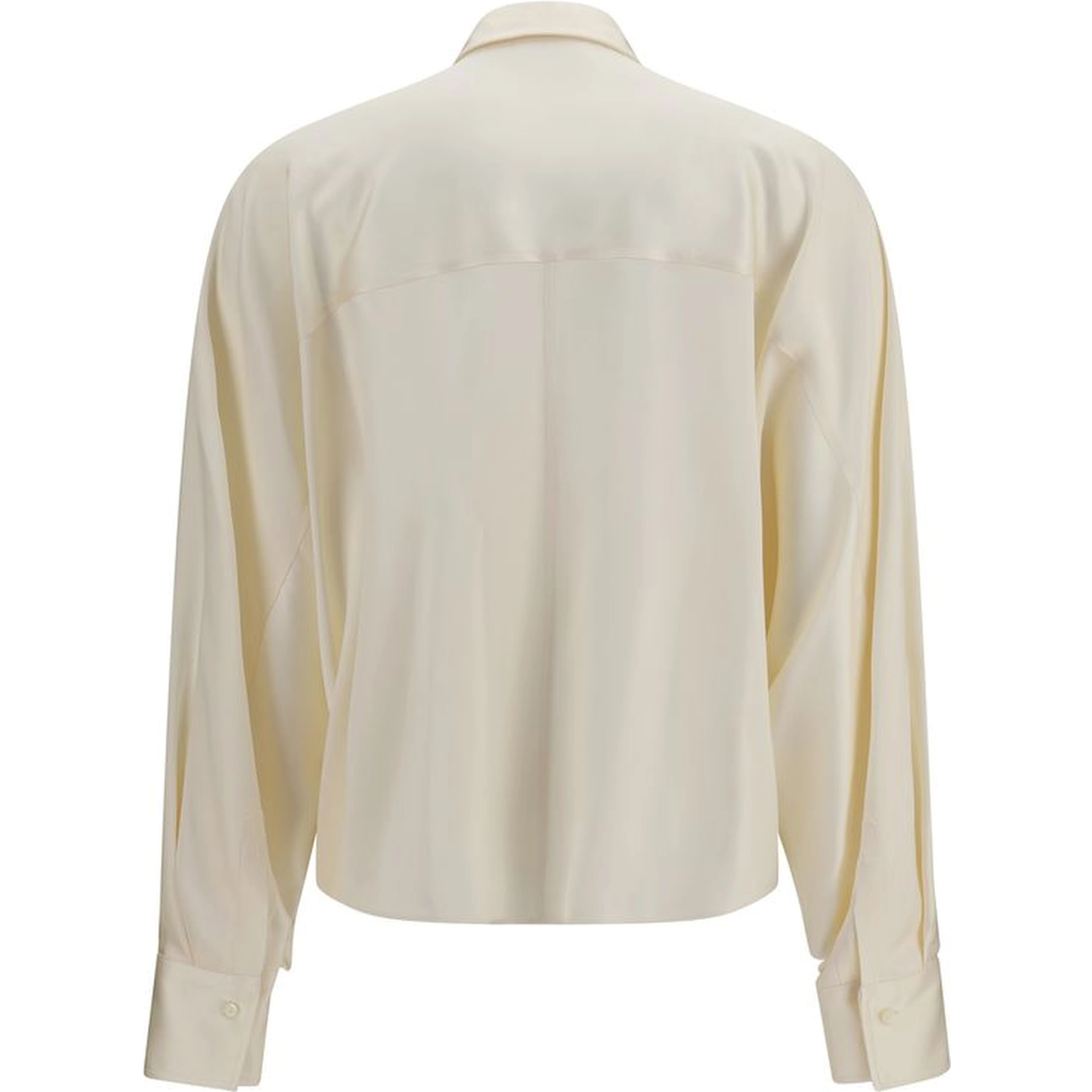 Beige Silk Shirt