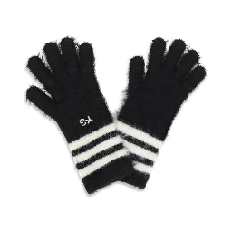 Black Recycled Polyamide Gloves