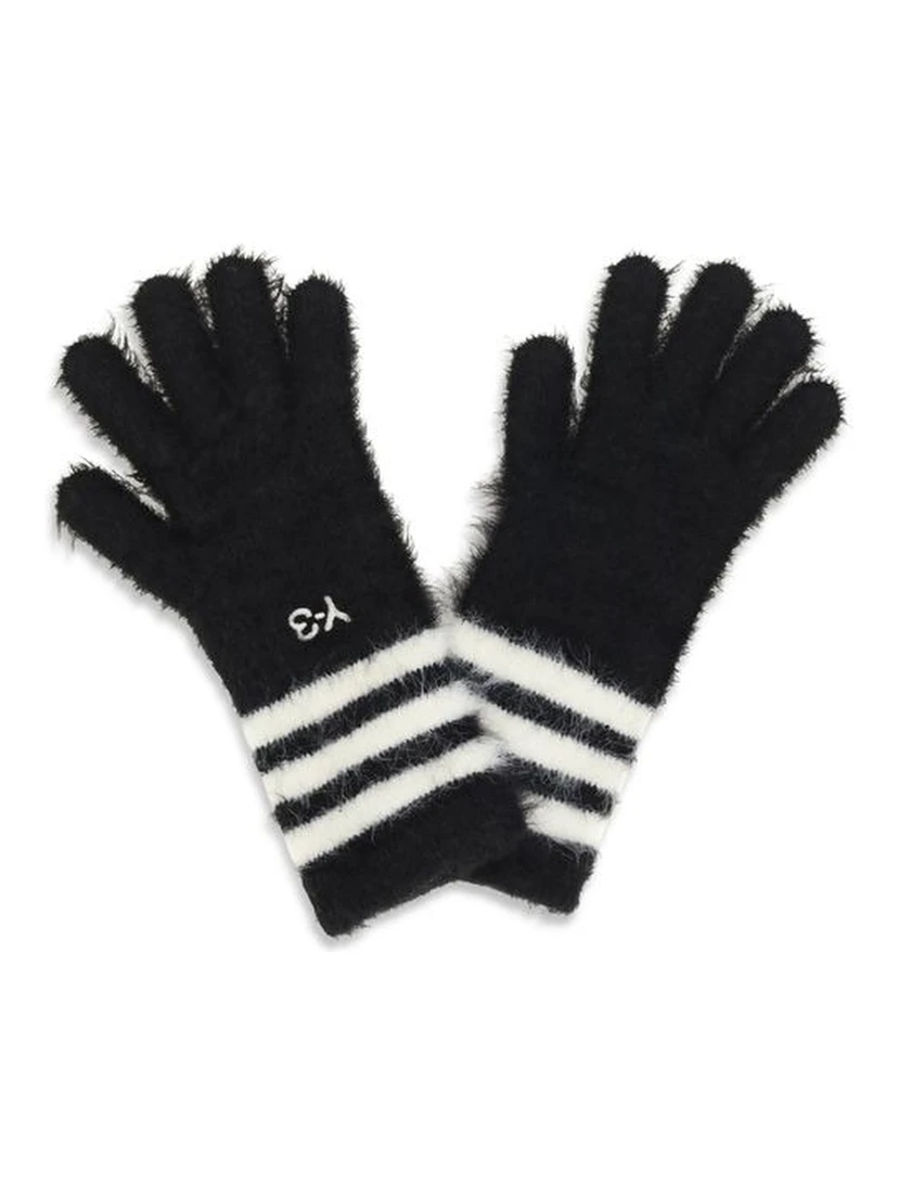Black Recycled Polyamide Gloves