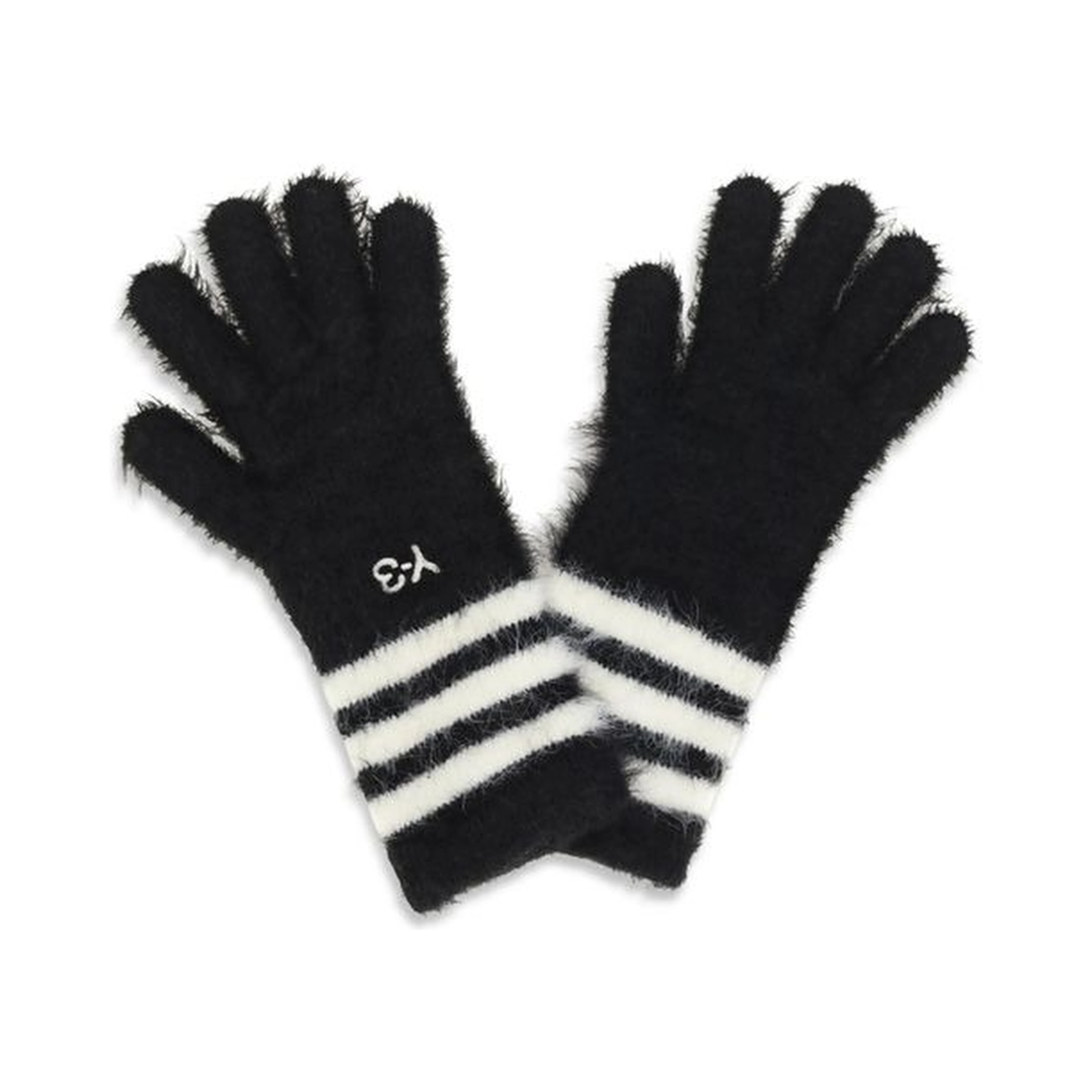 Black Recycled Polyamide Gloves