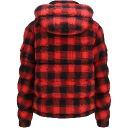 Red Cotton Full-Length Jacket