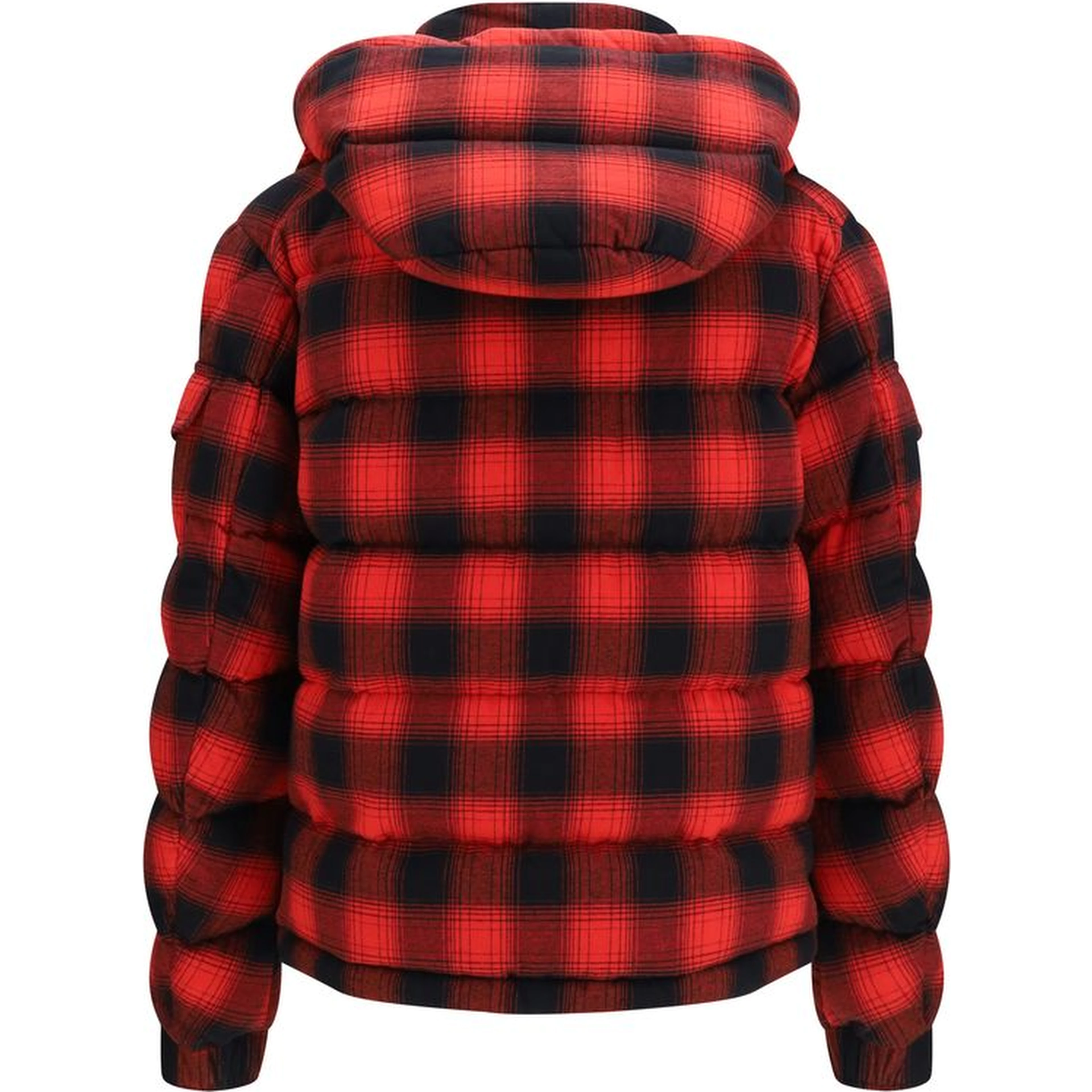 Red Cotton Full-Length Jacket