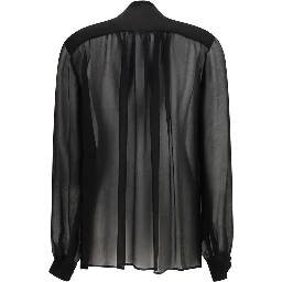 Black Viscose Blouse