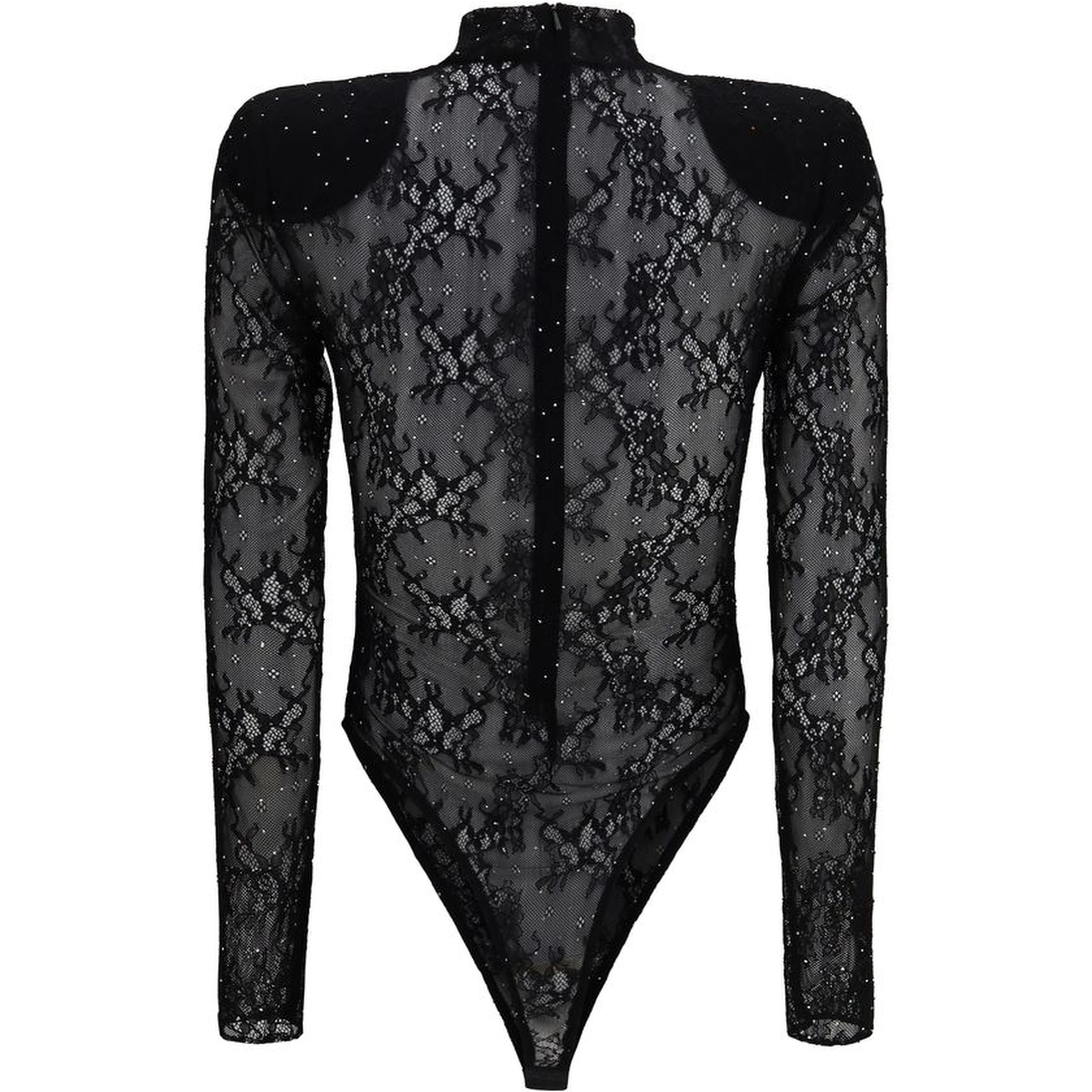 Black Nylon Bodysuit