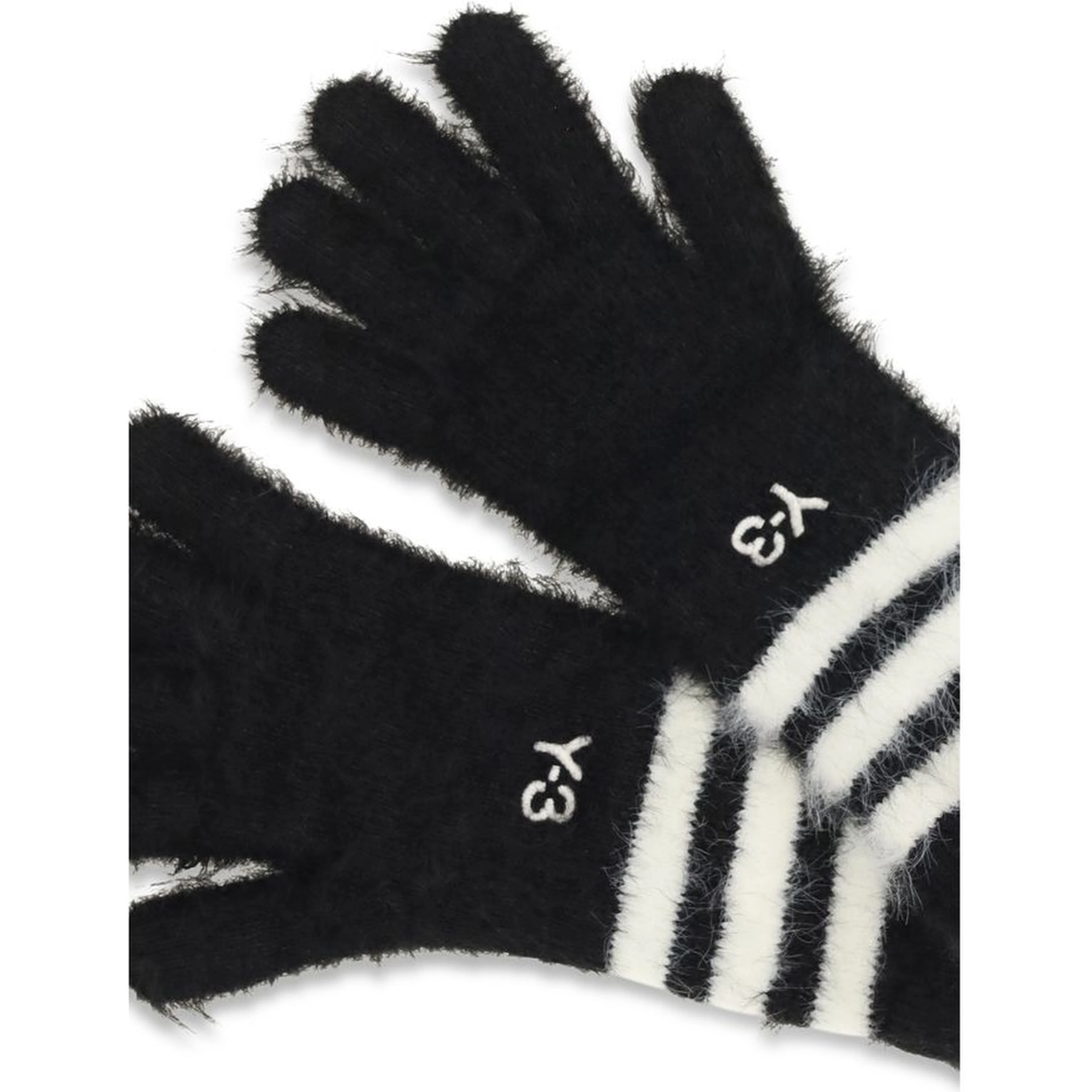Black Recycled Polyamide Gloves