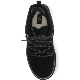 Black Calf Leather Bos Taurus Athletic Sneakers