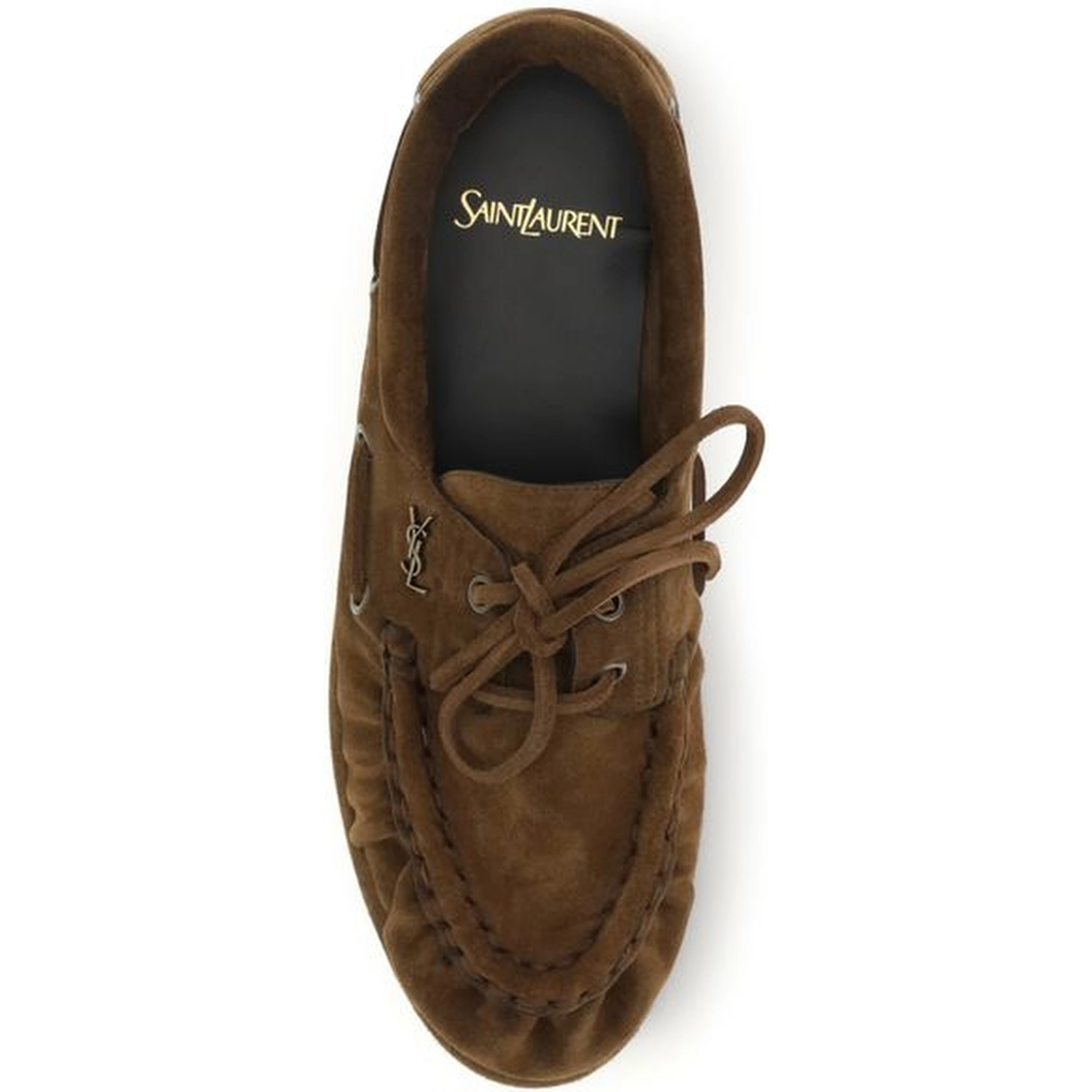 Brown Suede Leather Slip-On Loafers