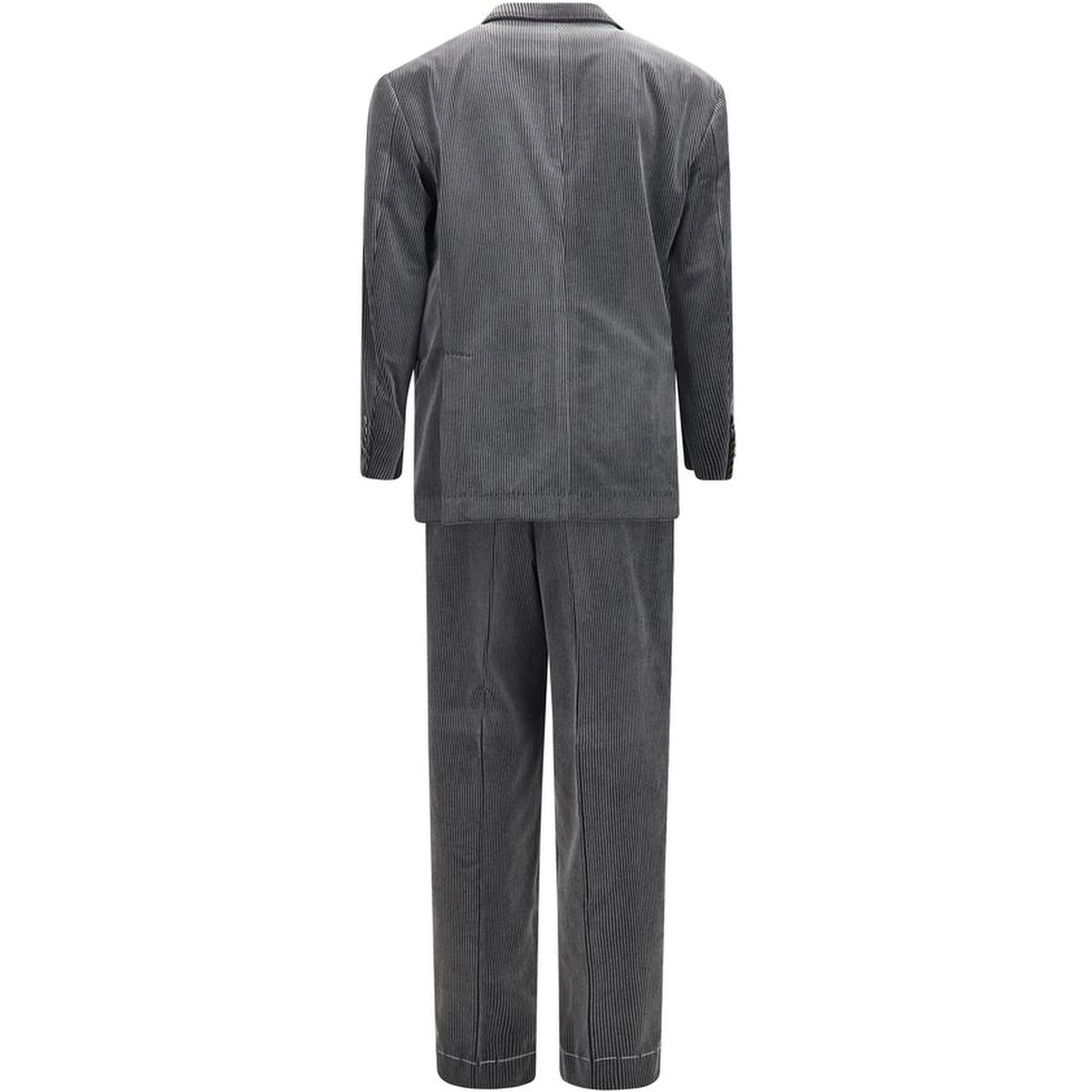 Gray Cotton Suit