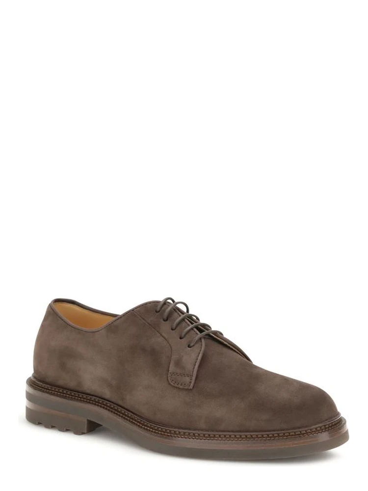 Brown Calf Leather Bos Taurus Oxfords And Derbies alternative