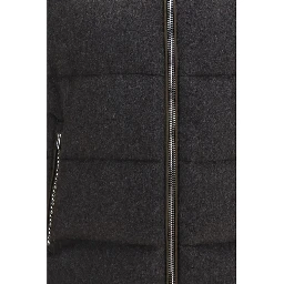 Gray Goose Down Full-Length Jacket