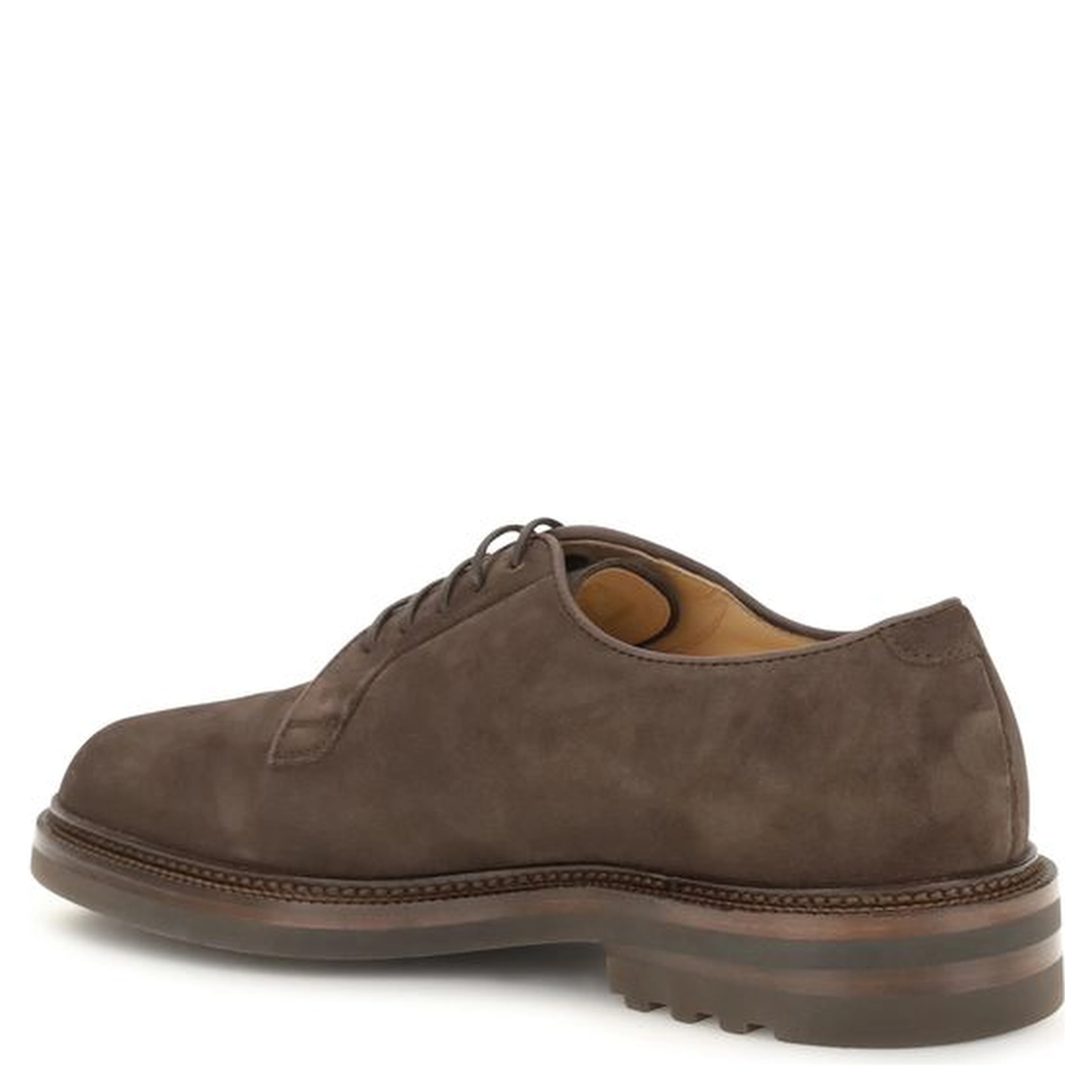 Brown Calf Leather Bos Taurus Oxfords And Derbies