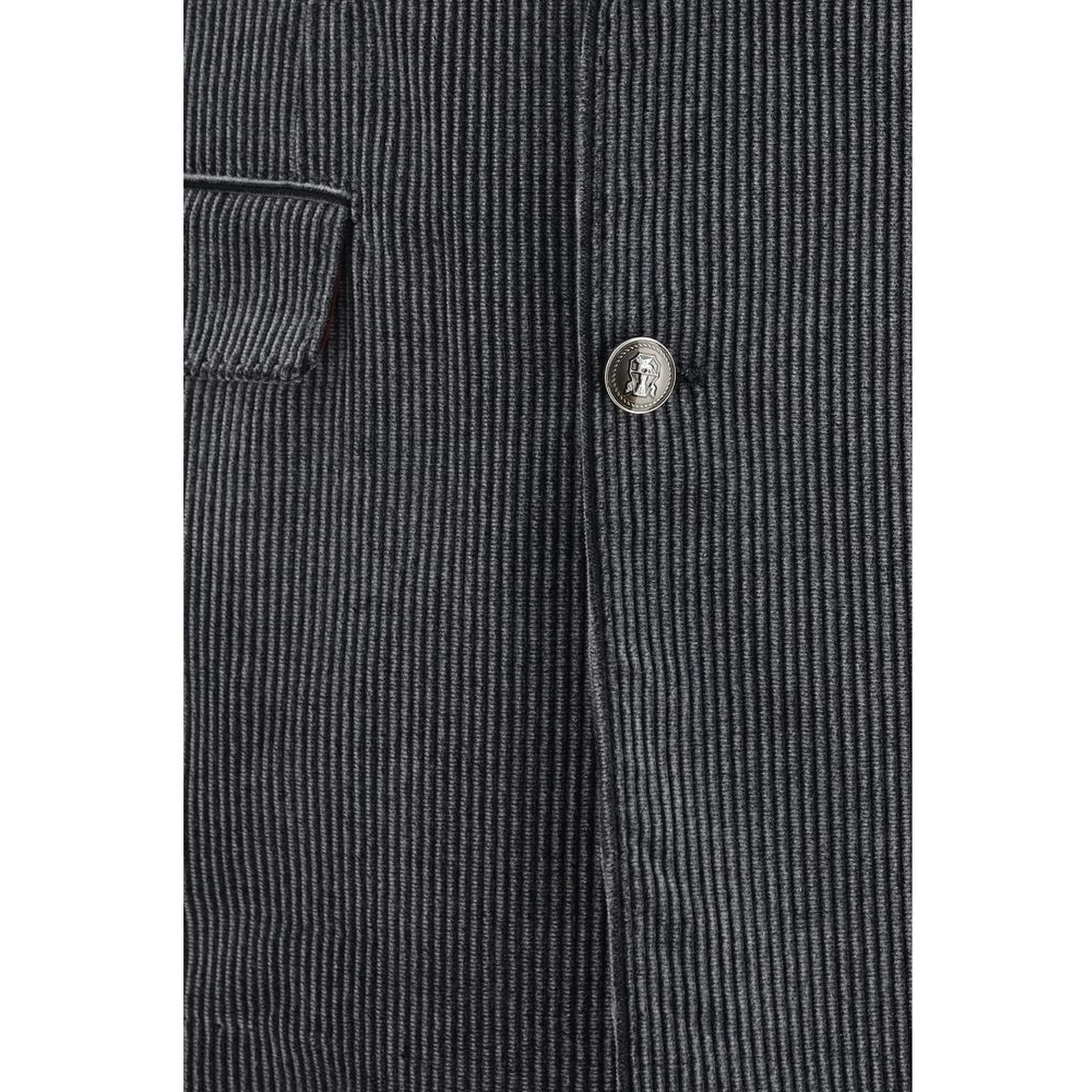 Gray Cotton Suit