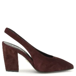 Bordeaux Calf Leather Bos Taurus High Heel Pumps