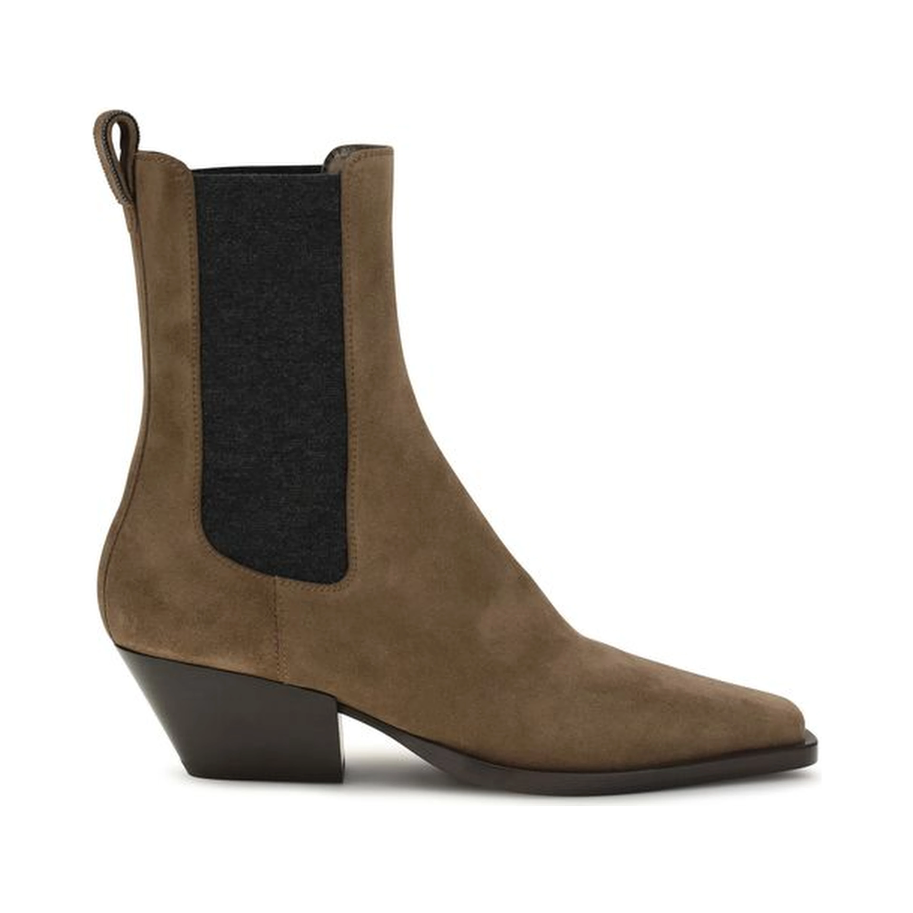 Brown Calf Leather Bos Taurus Ankle Boots